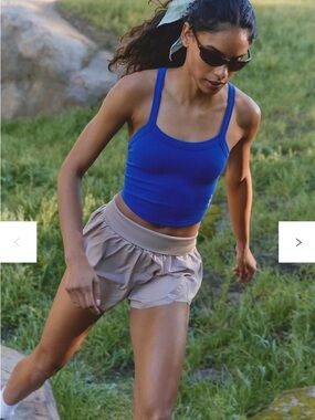 Fpm blue all clear solid cami NWT